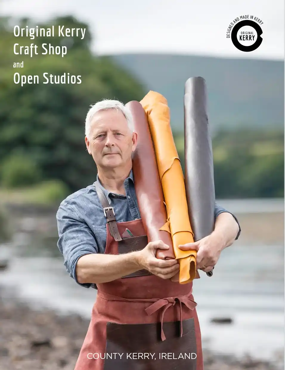 Original Kerry brochure 2025 featuring Conor Holden, Holden Leather Goods